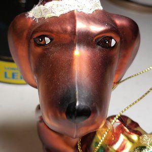 Daschund Christmas Tree Ornament